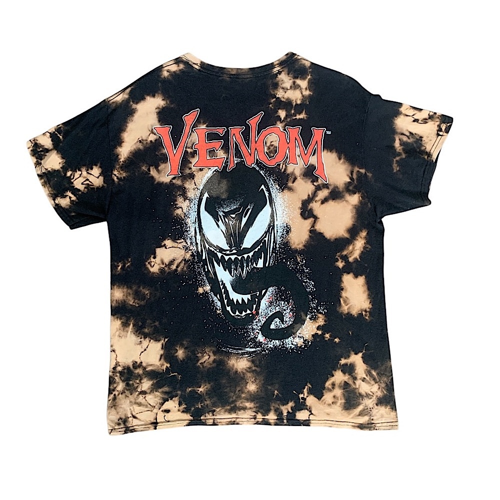 MENS MARVEL VENOM TIE DYE GRAPHIC TEE SIZE SMALL